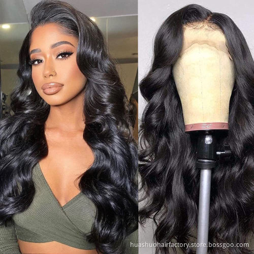 100% Mink Brazilian Virgin Human Hair Wig For Black Women Straight Lace Wig